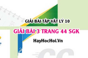 Giải bài 3 trang 44 SGK Vật lí 10: Sai số tuyệt đối và Sai số ngẫu nhiên của phép đo